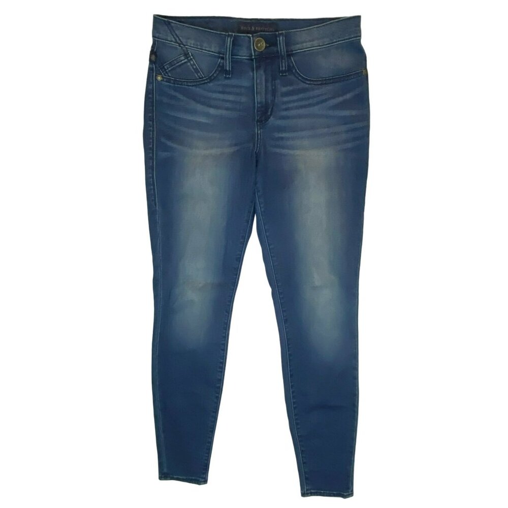 Rock & Republic Jeans Size 6 Kashmiere Midrise Stretch Skinny Womens